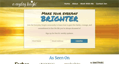 Desktop Screenshot of everydaybright.com